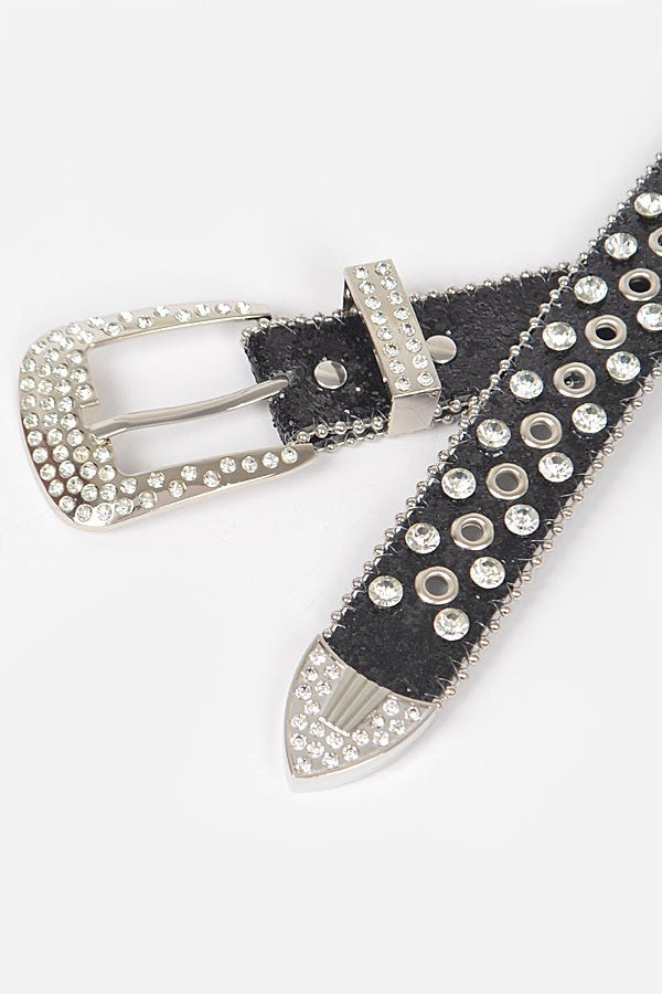XTINA Rhinestone Buckle Belt