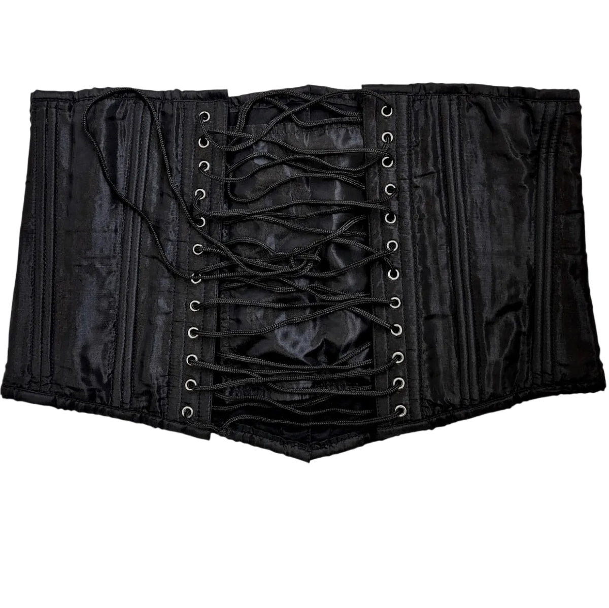 Corset Story Black Satin Steel Boned Underbust Corst
