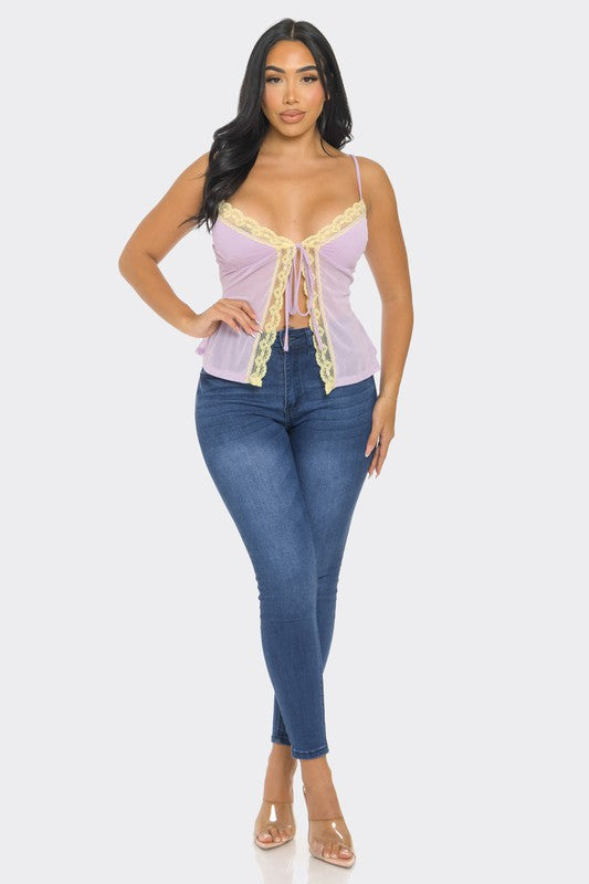 Francesca Lace Cami Top