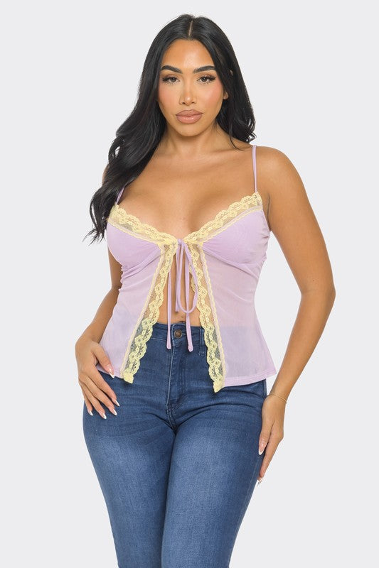 Francesca Lace Cami Top