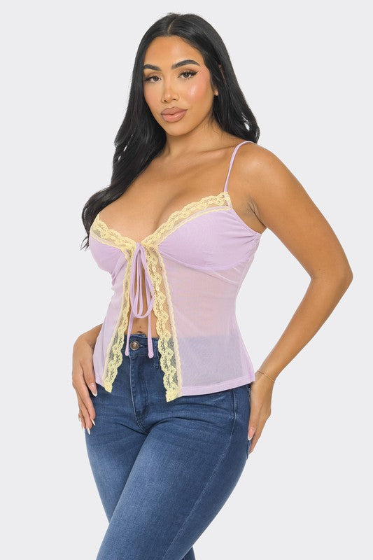 Francesca Lace Cami Top