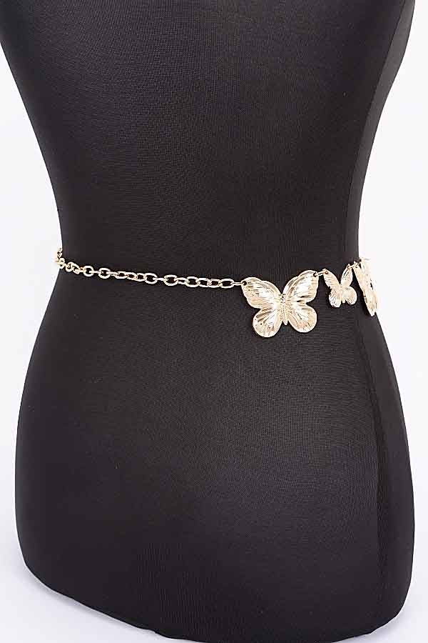Brooke Butterfly Chain Belt