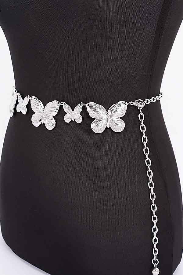 Brooke Butterfly Chain Belt