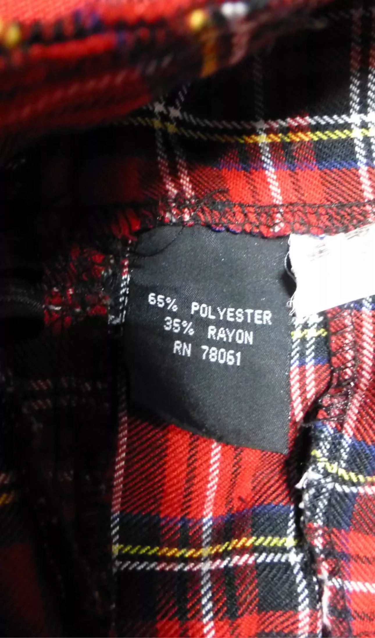 Y2K Era TRIPP NYC Red Plaid Pleated Mini Skirt - Medium