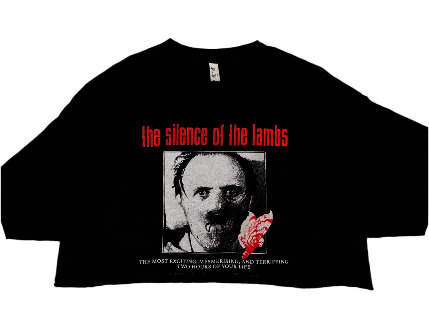 The Silence of the Lambs Cropped T-Shirt - XL