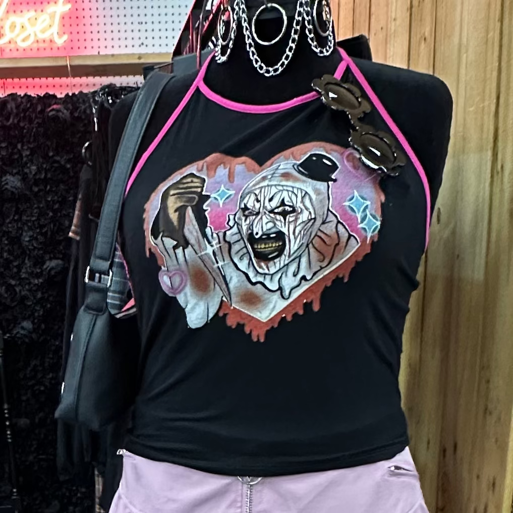 Vera's Eyecandy Art Halter Top