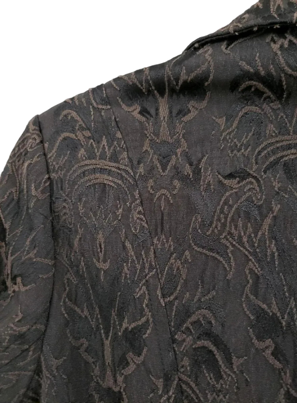 Y2K Vintage Tripp NYC Brocade Corset Style Jacket - M
