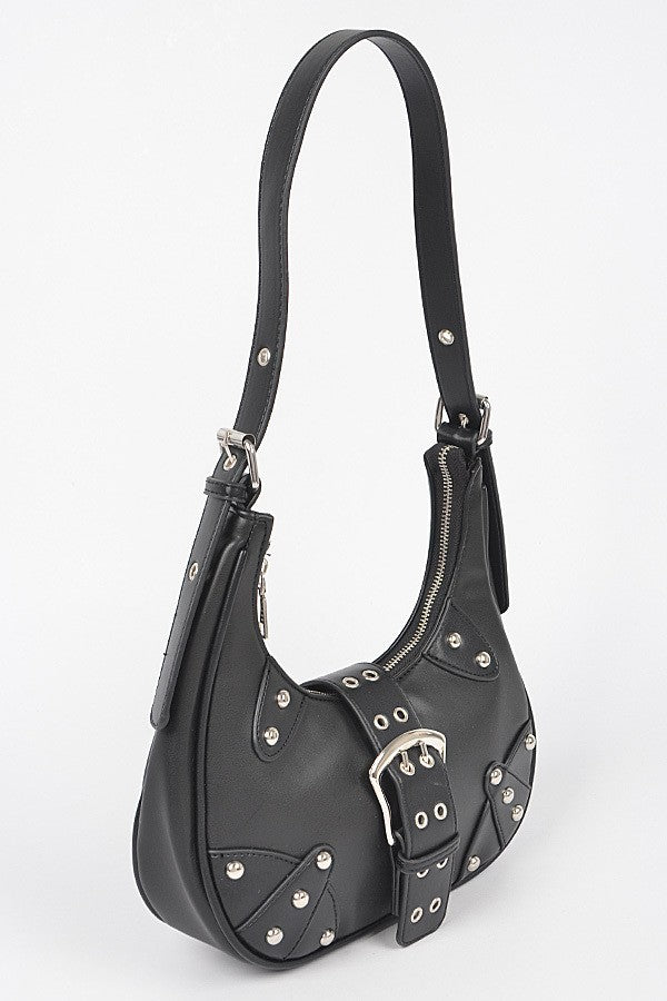 Lita Studded Buckle Bag