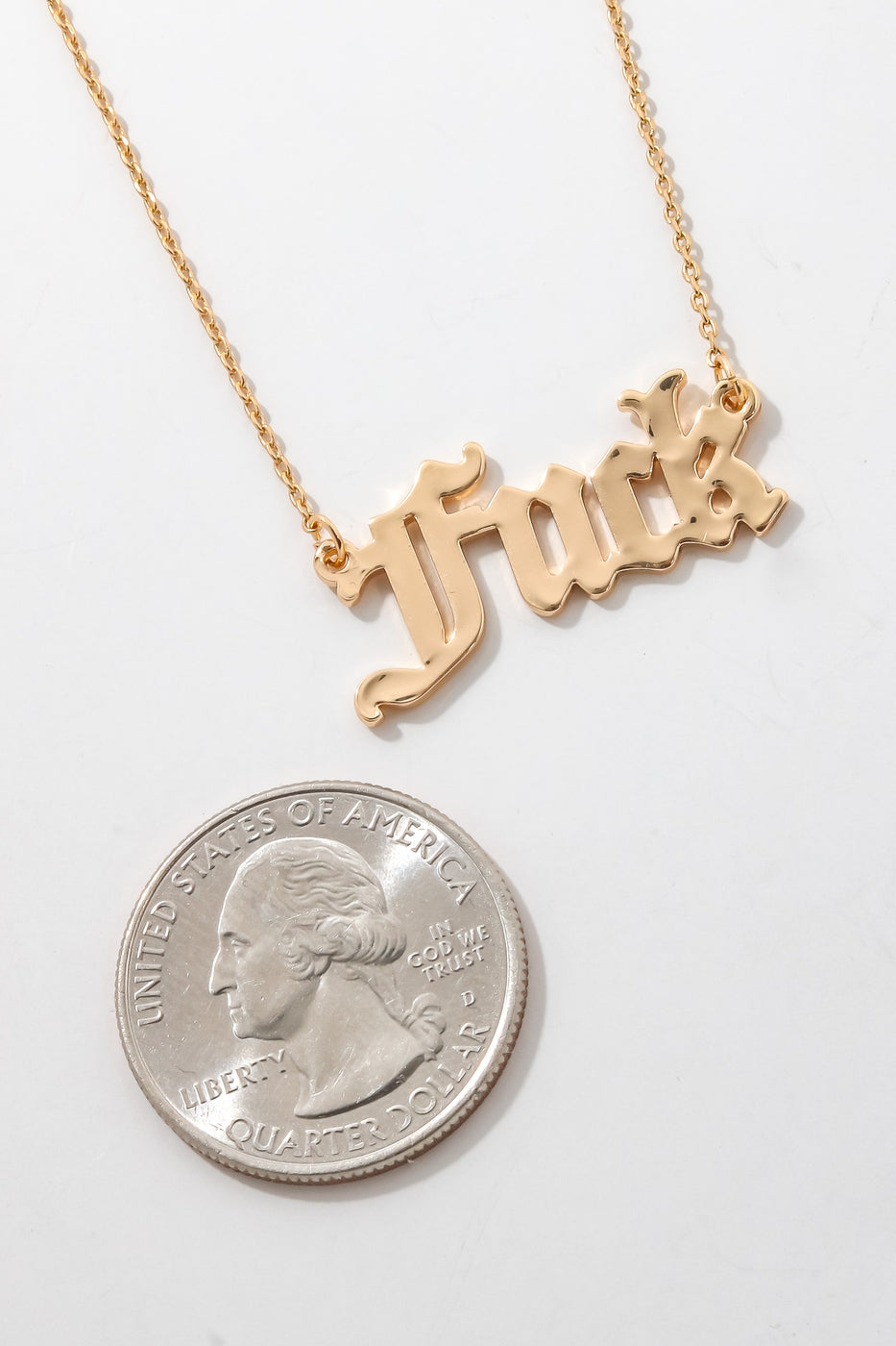 Fuck Gold Plated Necklace