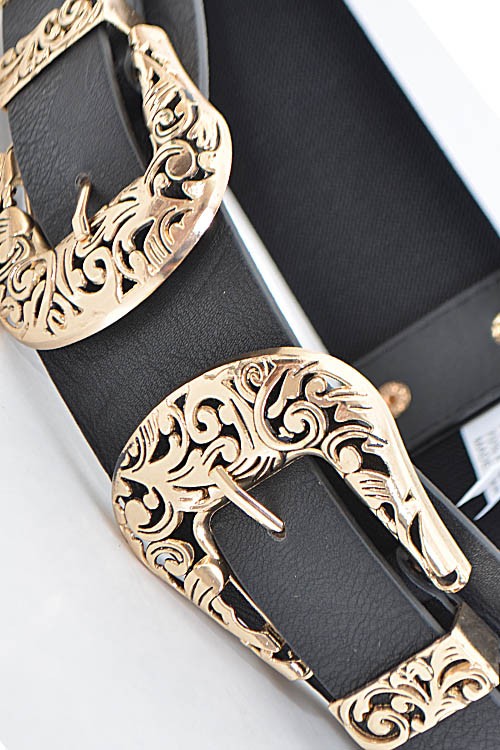 Cheap Thrills Double Buckle Belt