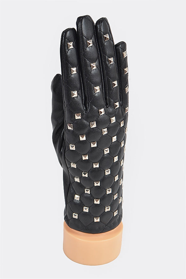 Breakin The Law Studded Gloves
