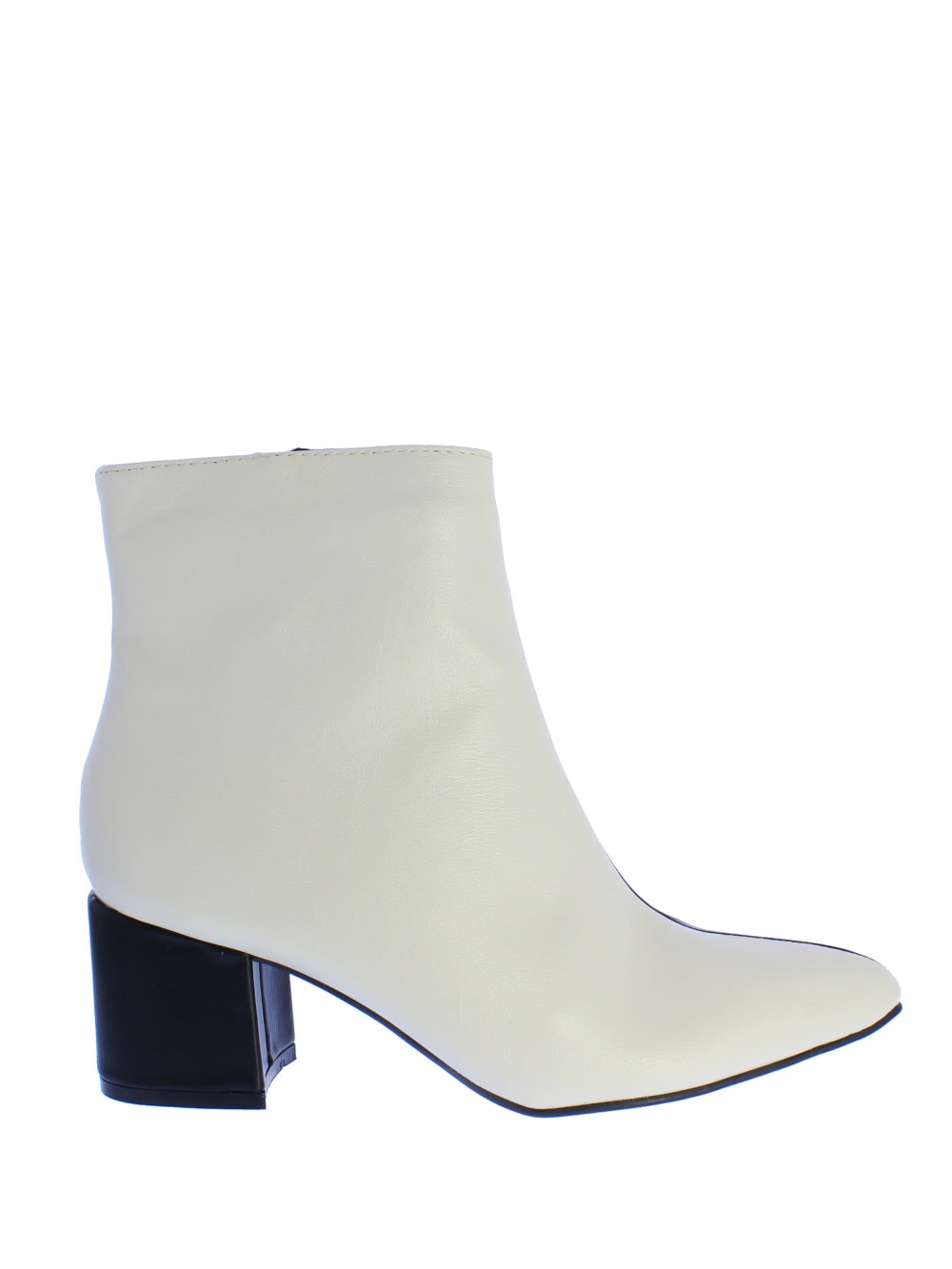 CRUELLA BLACK AND IVORY BOOTS