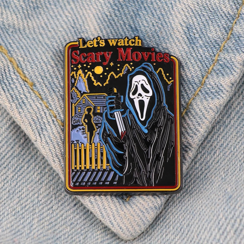 Ghostface Scream Pin