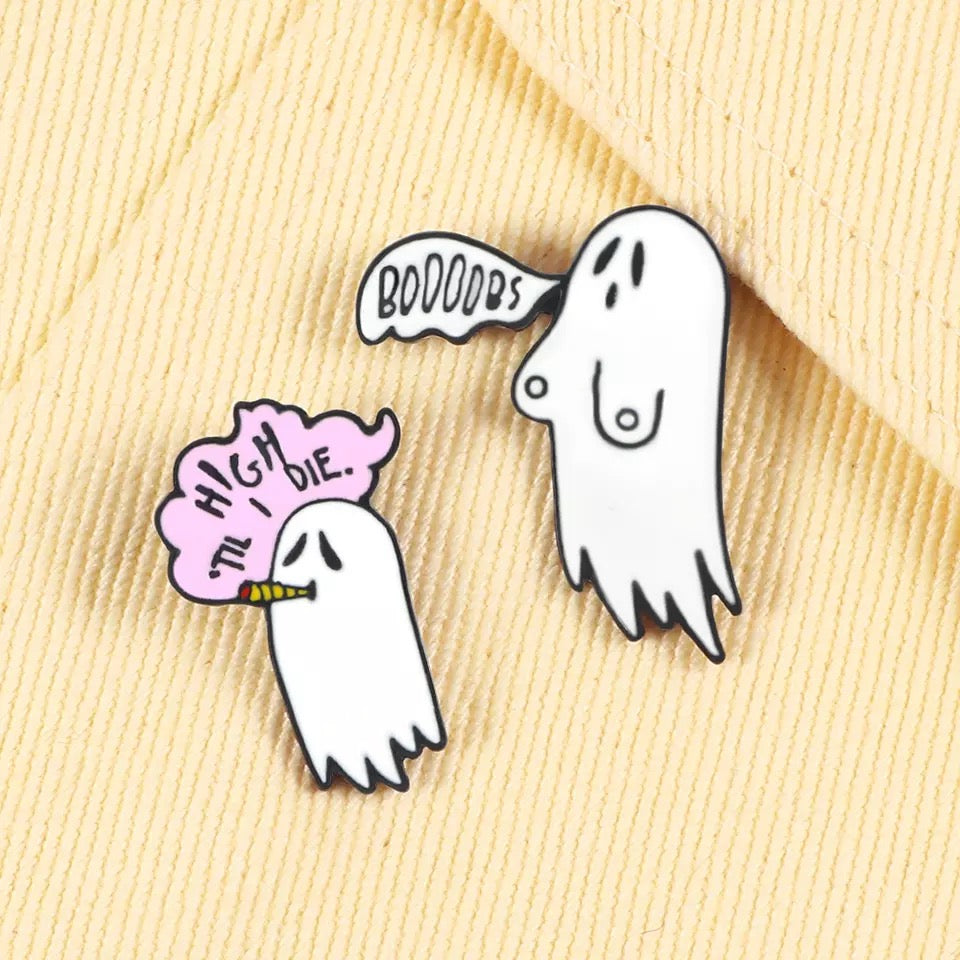 Boobies Ghost Pin