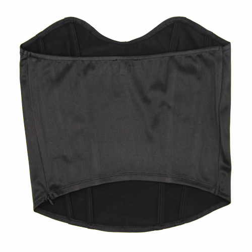 Lilith Satin Strapless Top