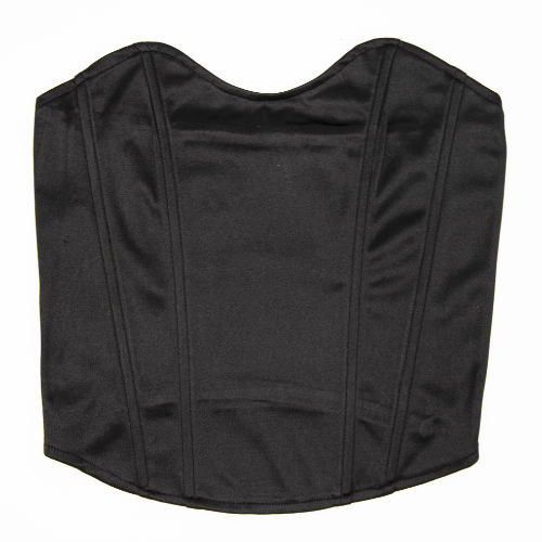 Lilith Satin Strapless Top