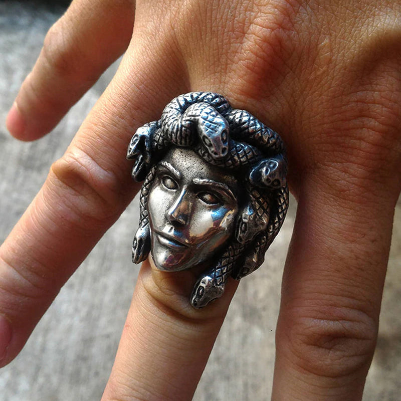 Medusa Gorgon Ring