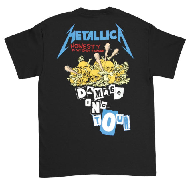 Metallica Damage Inc. 86' Tour Tee