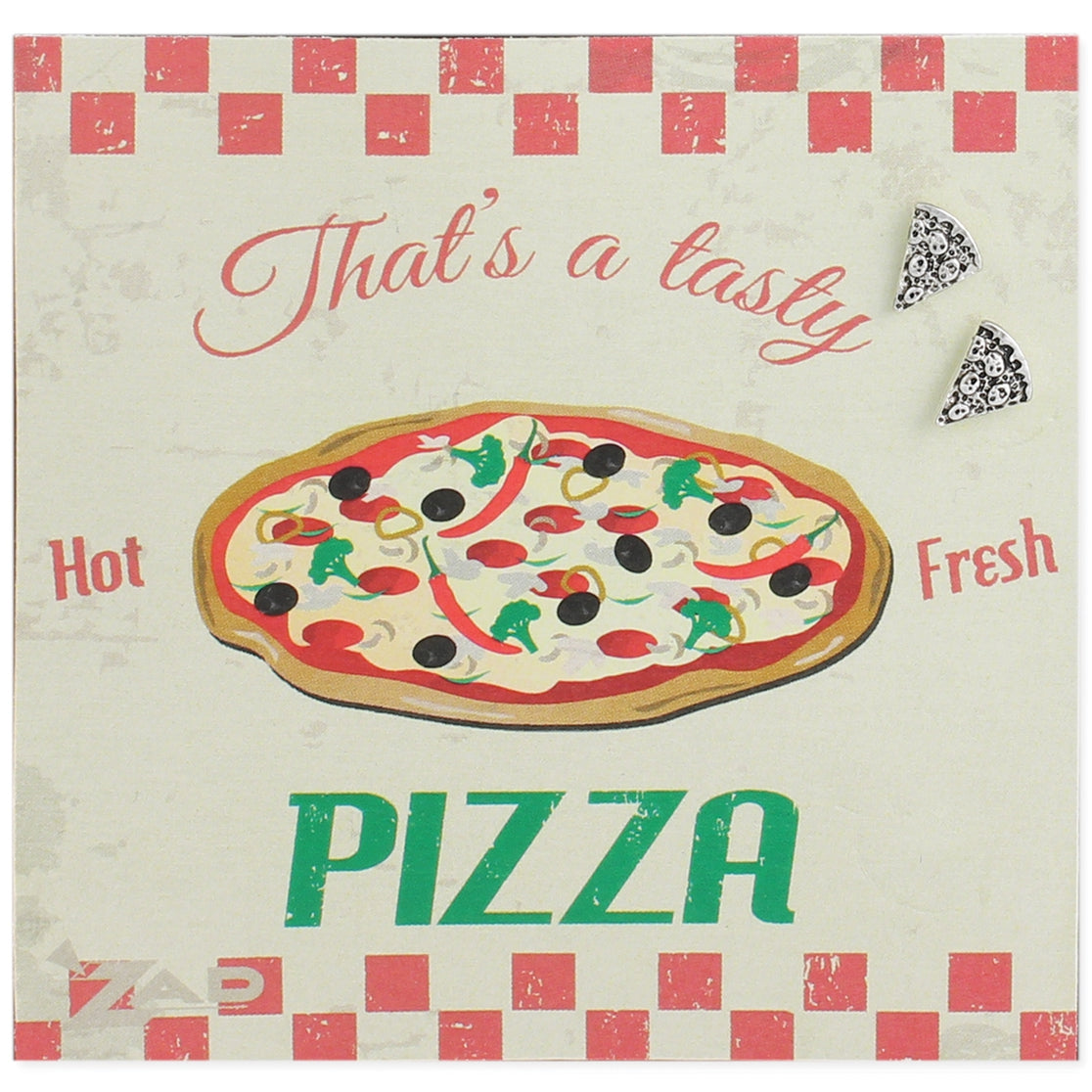 Pizza Party Post Earrings