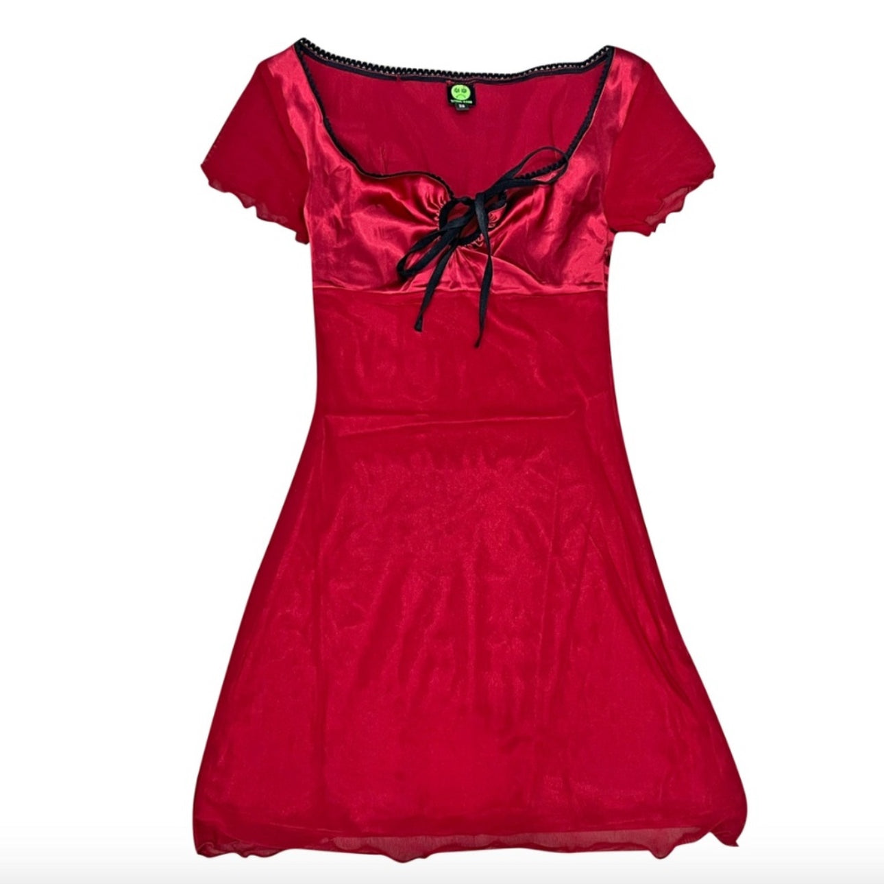 Tunnel Vision Sarah Mesh Layered Mini Dress - XS