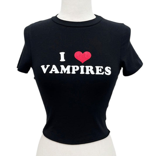 I ❤️ Vampires Baby Top