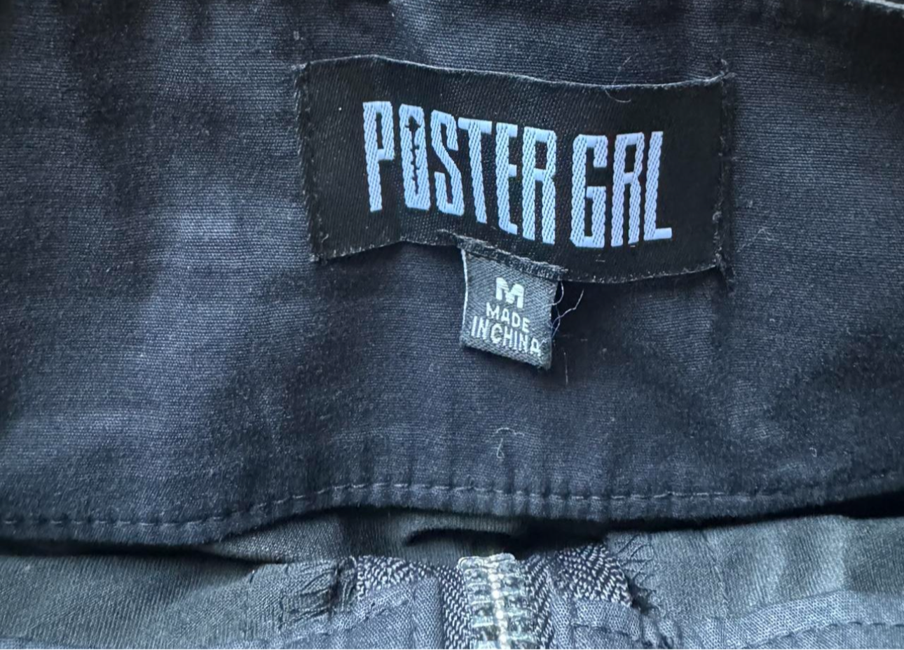 POSTER GRL Latex Chain Mini Skirt - Medium