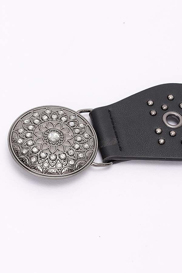 Britney Disc Buckle Belt