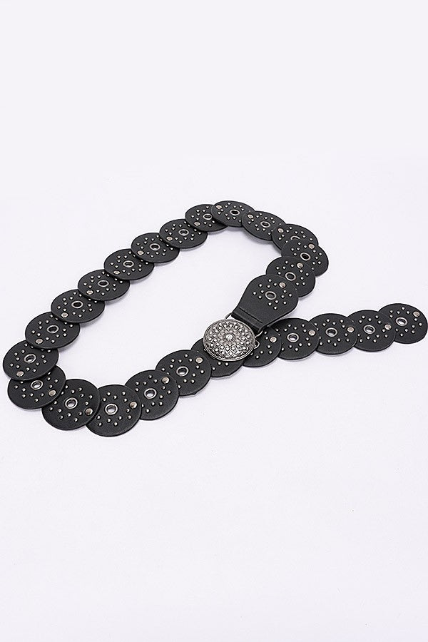 Britney Disc Buckle Belt
