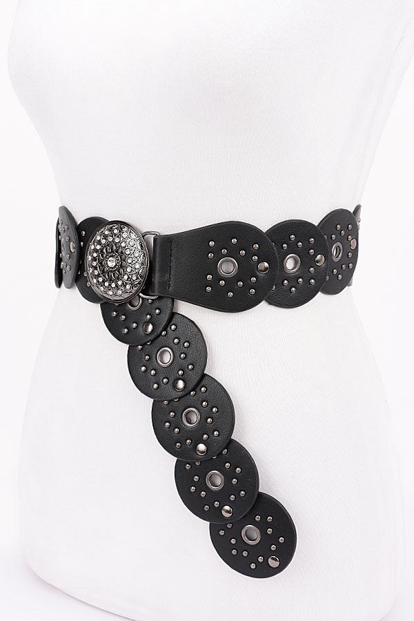 Britney Disc Buckle Belt