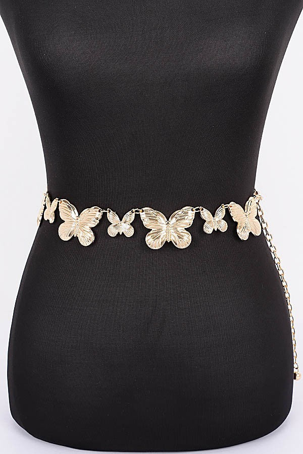 Brooke Butterfly Chain Belt