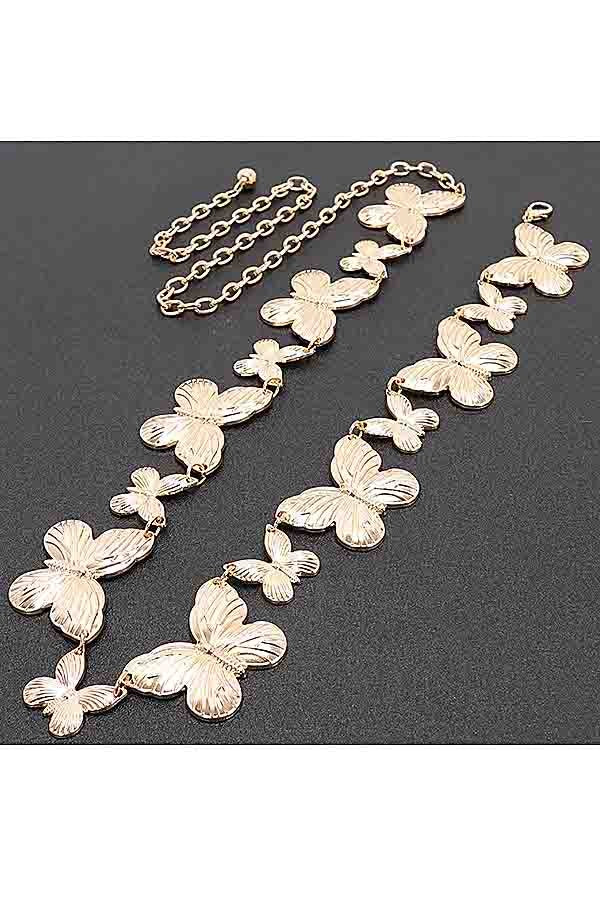 Brooke Butterfly Chain Belt