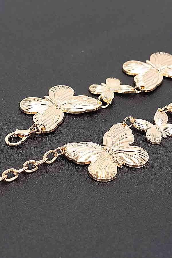 Brooke Butterfly Chain Belt