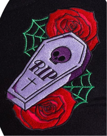 Rare Hell Bunny Casket Cardigan - S