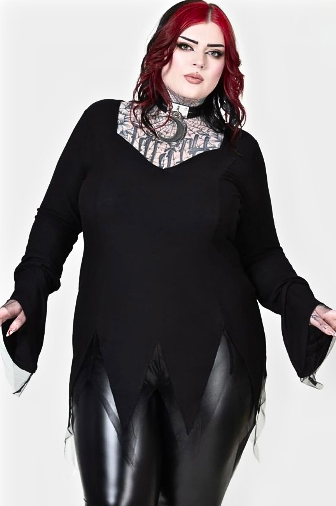 NWT KILLSTAR Distressa Blouse - 4X