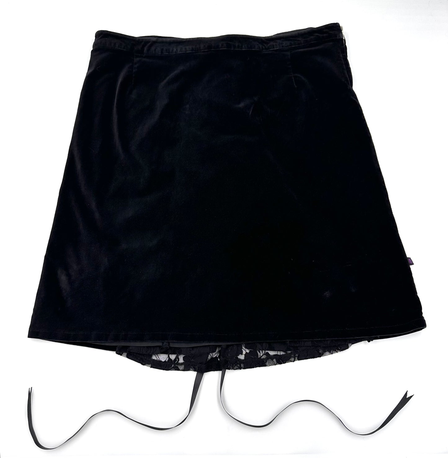 Vintage Tripp NYC Velvet Skirt with Corset Back - 2X
