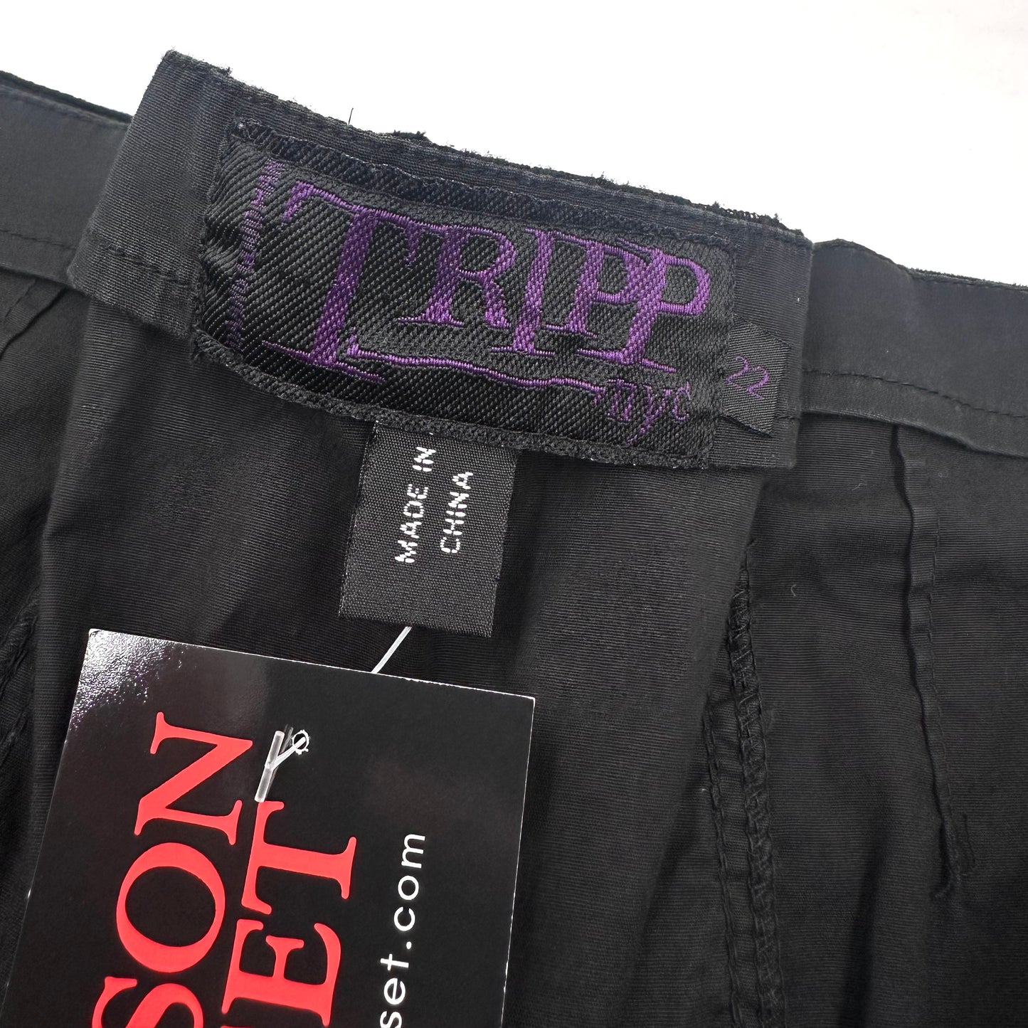 Vintage Tripp NYC Velvet Skirt with Corset Back - 2X