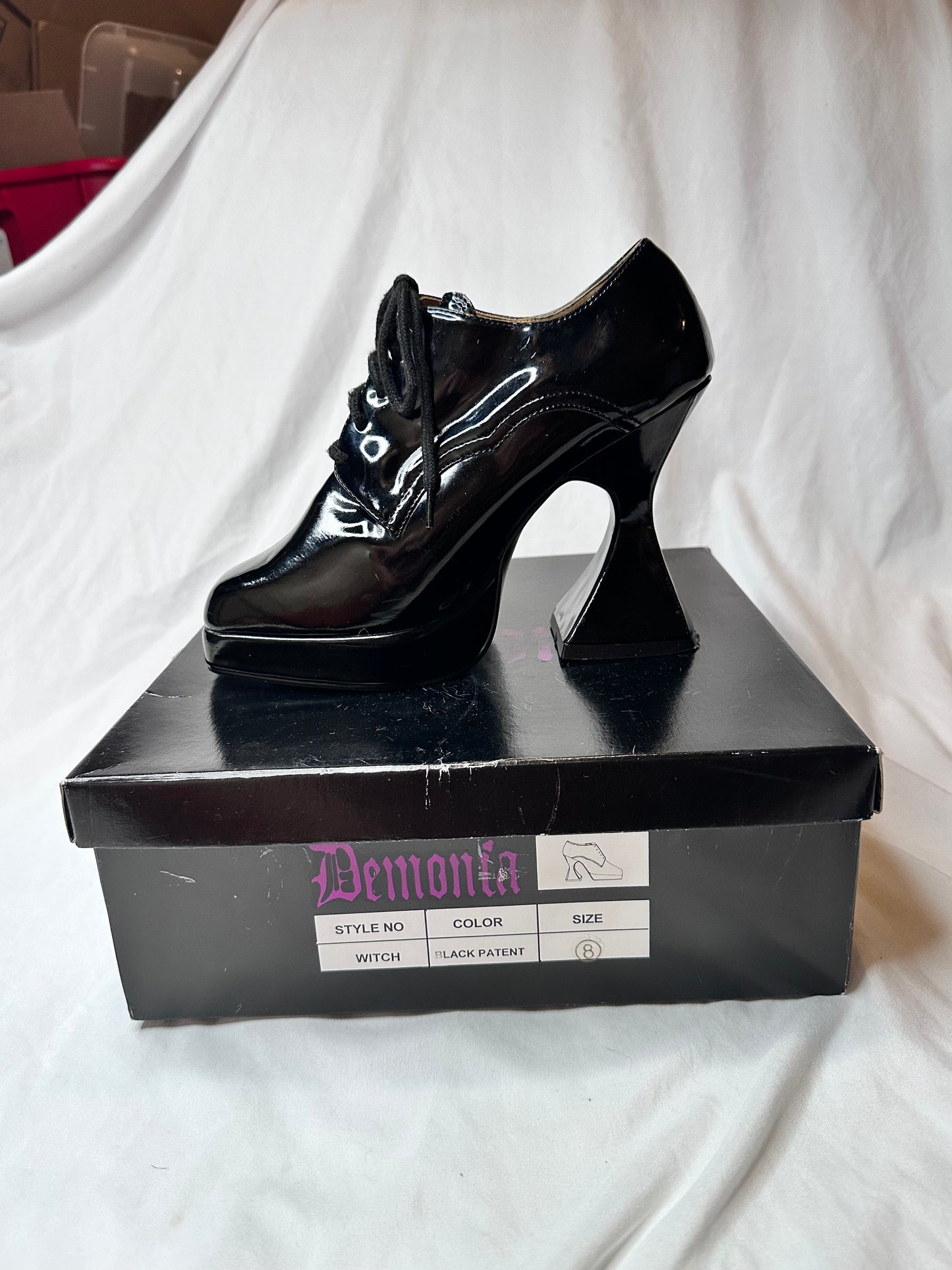 Vintage Demonia Witch Coffin Heels