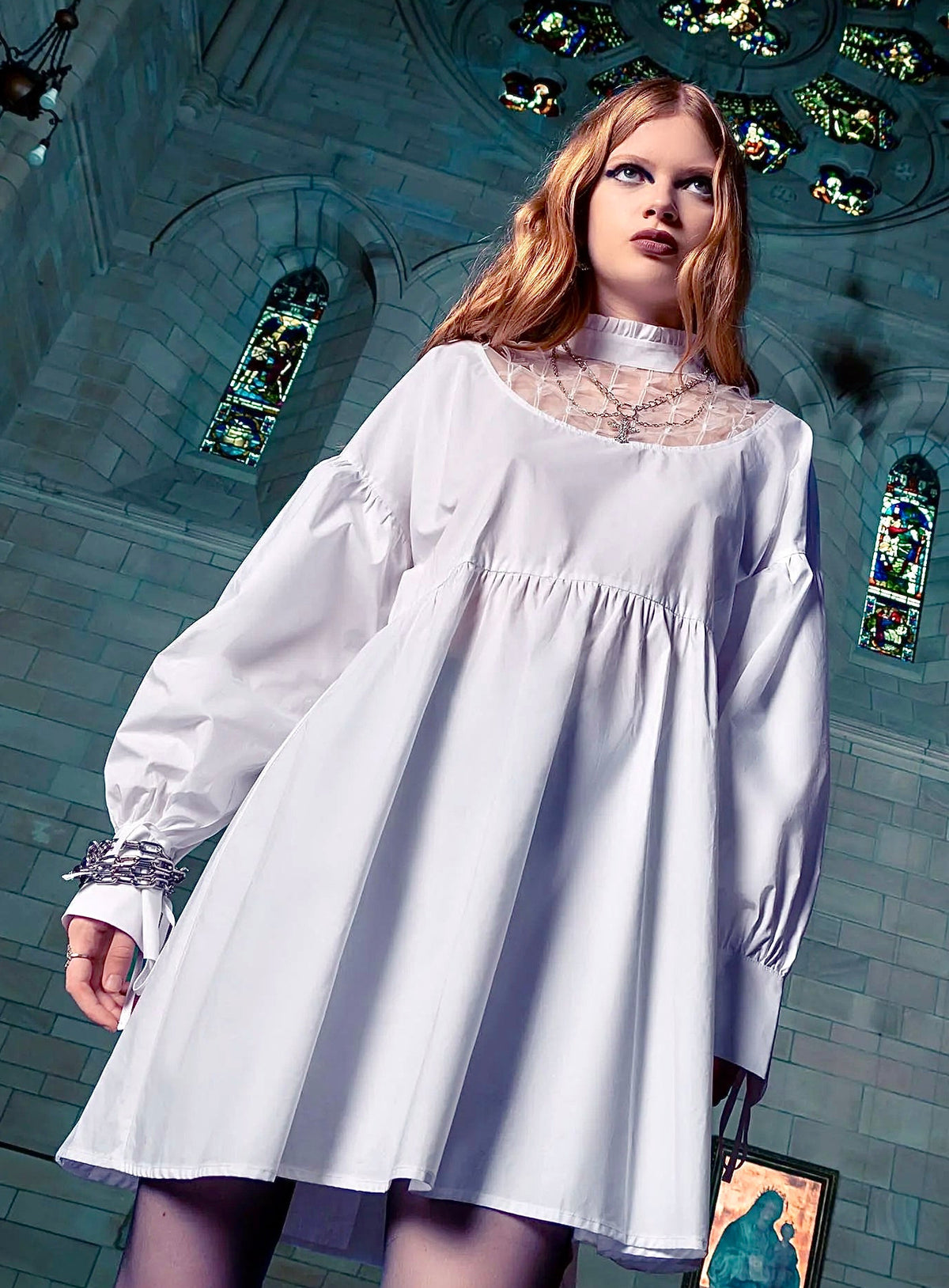 BlackMilk Guardian Babydoll Dress - M