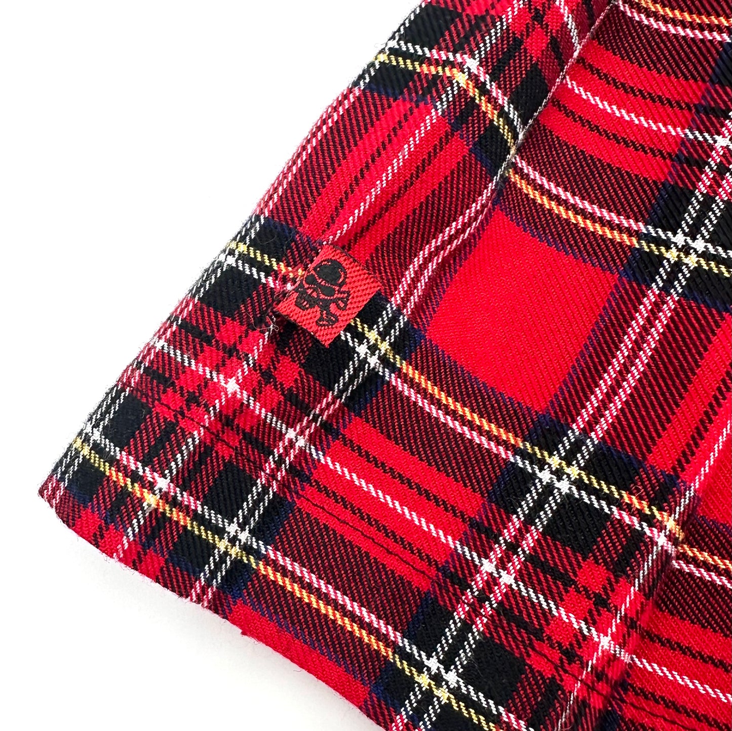 Y2K Era TRIPP NYC Red Plaid Pleated Mini Skirt - Medium