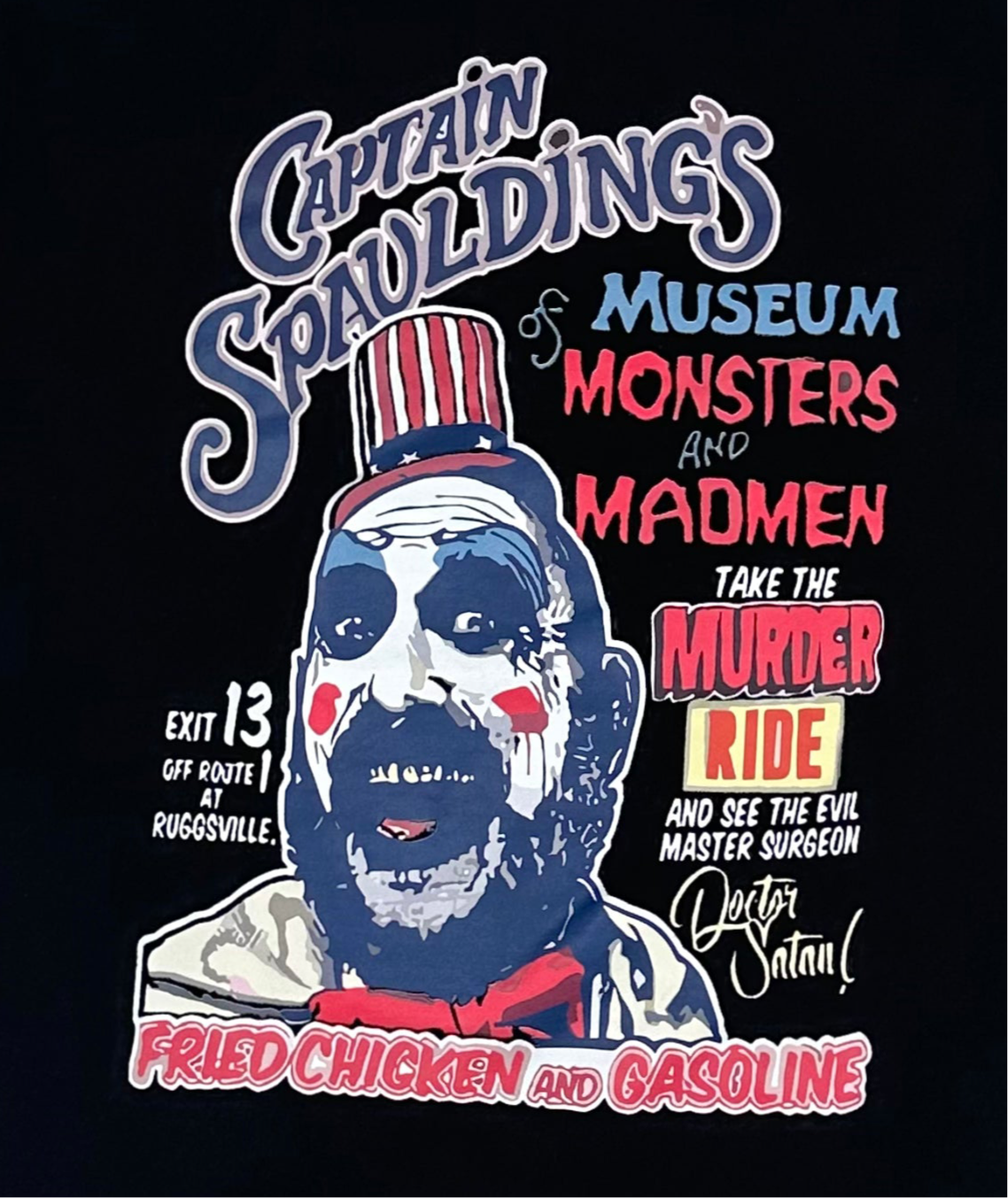 Captain Spaulding’s Museum of Monsters and Madmen T-Shirt