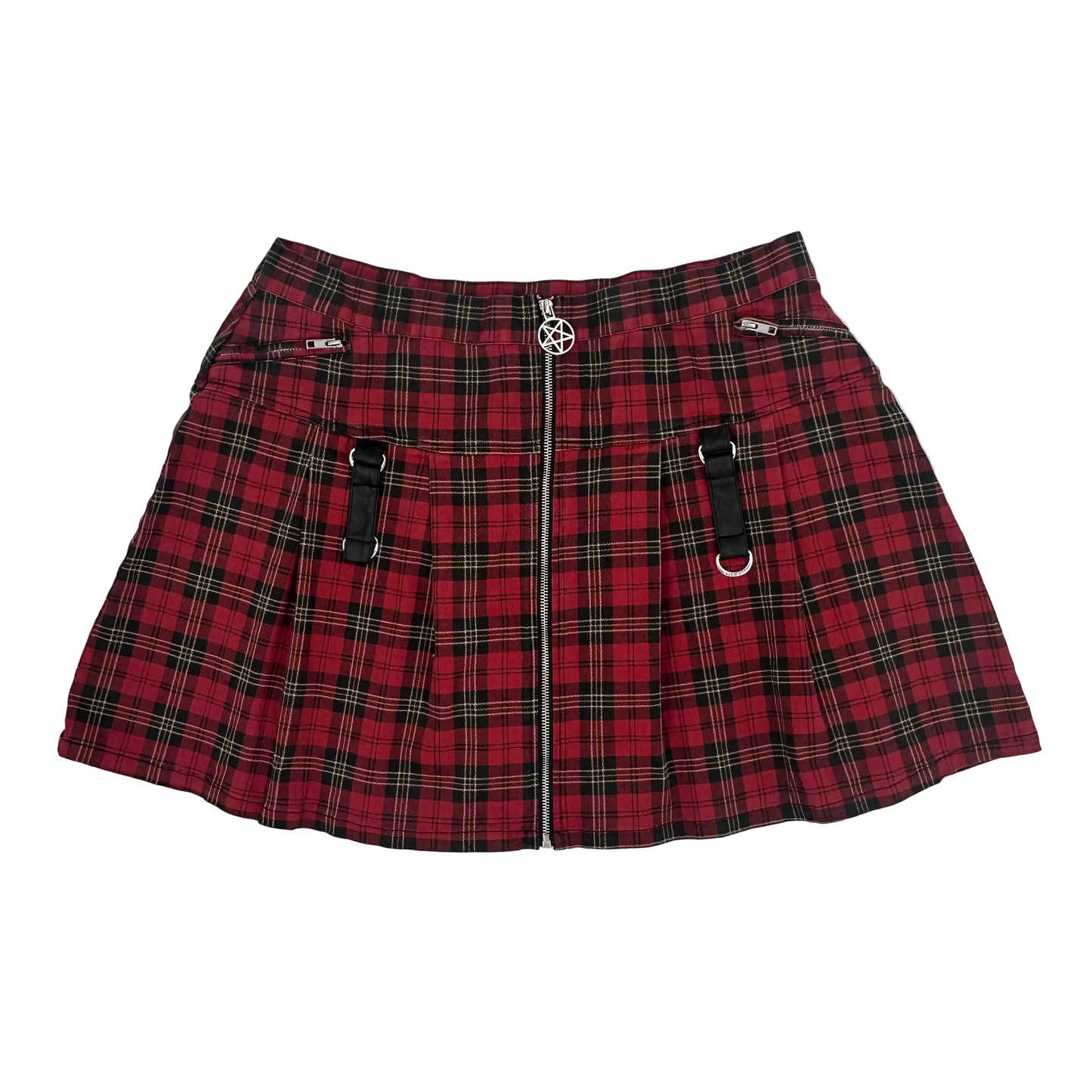 KILLSTAR Plaid Pleated Mini Skirt - 4X