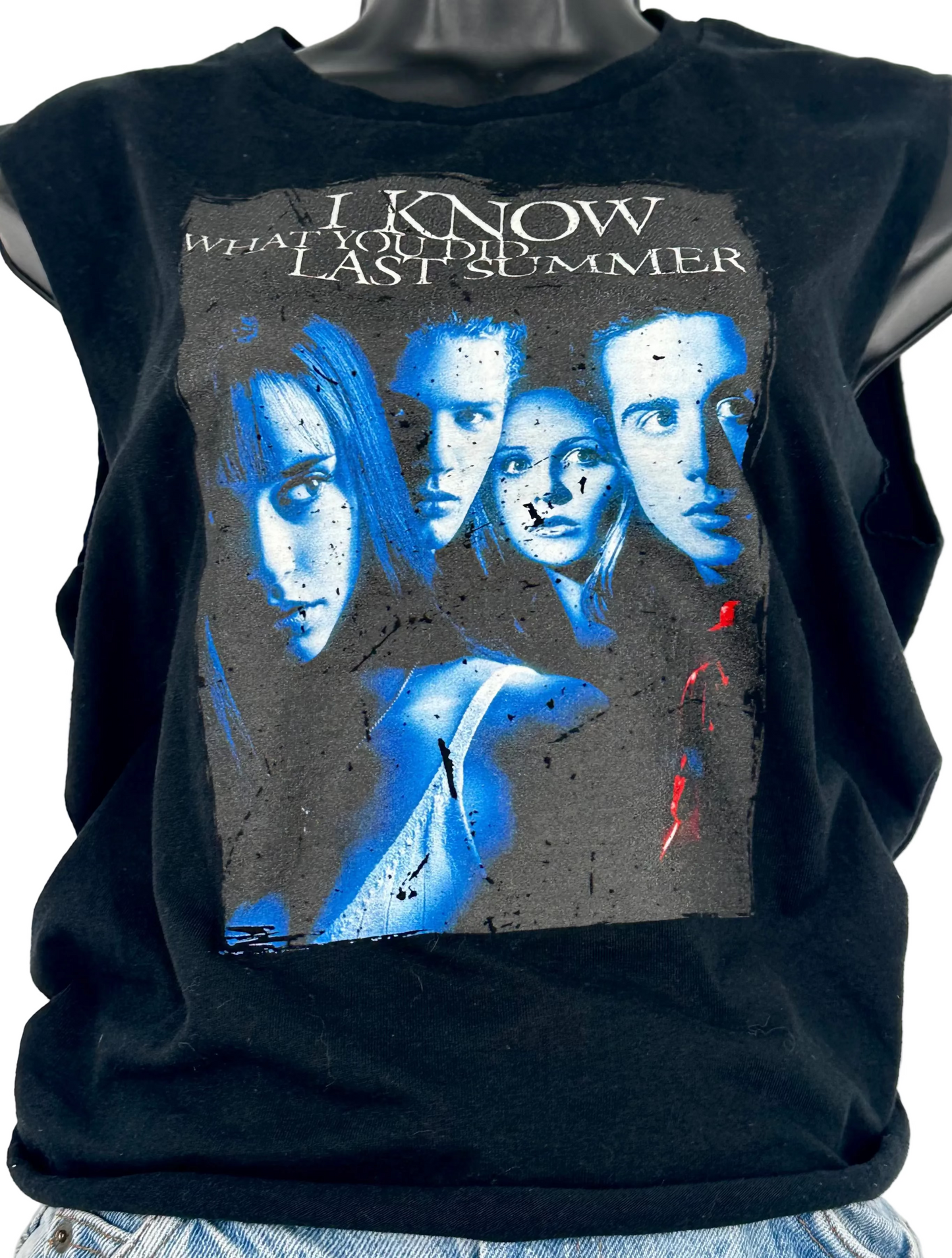 I Know What You Did Last Summer Cut Off Sleeve Tee