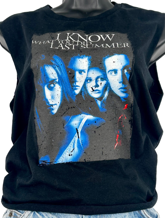 I Know What You Did Last Summer Cut Off Sleeve Tee
