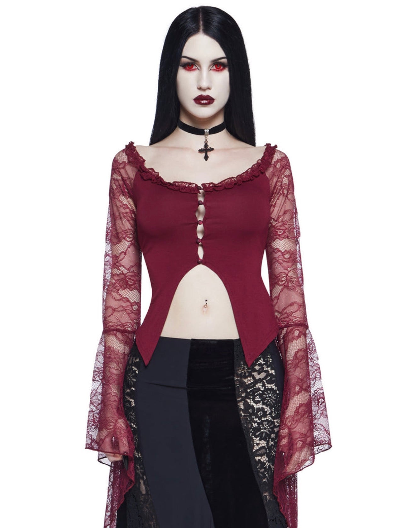 NWT Widow My Very Nature Long Sleeve Top - M