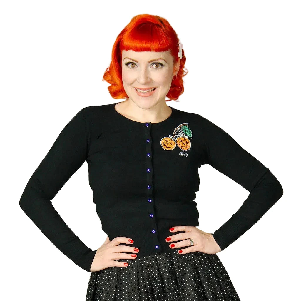Hell Bunny Jack O Lantern Cardigan