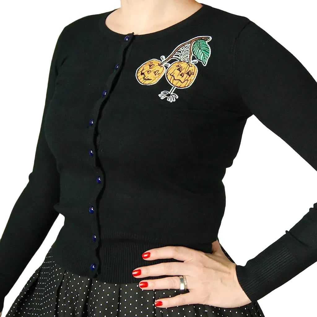 Hell Bunny Jack O Lantern Cardigan
