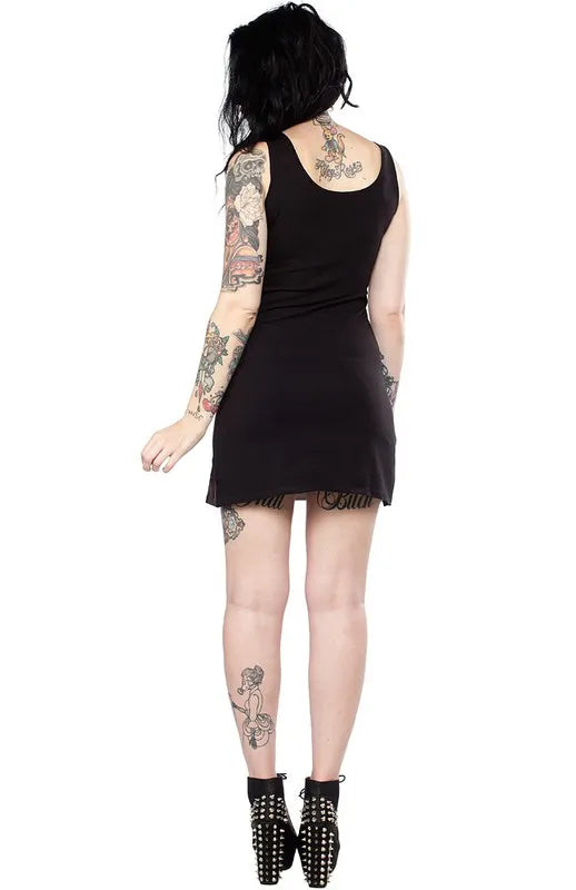 Kreepsville 666 Mars Attacks Martian Black Tank Dress