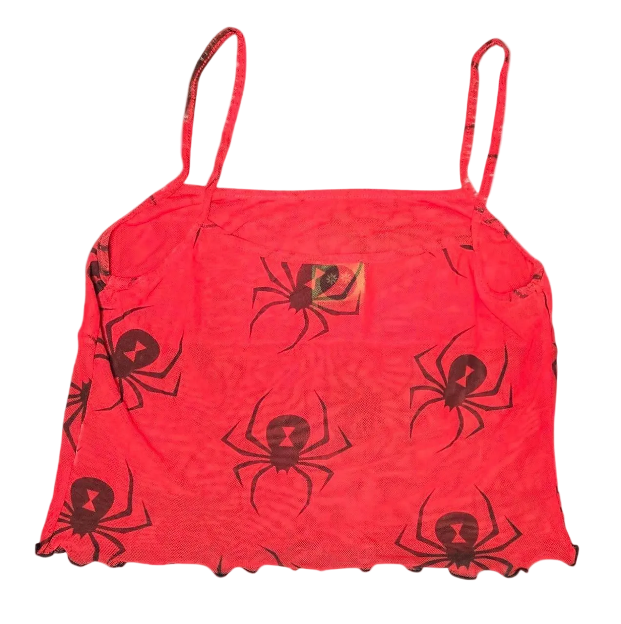 Tunnel Vision Red Mesh Spider Tank