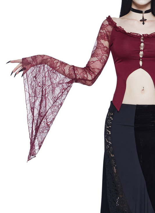 NWT Widow My Very Nature Long Sleeve Top - M