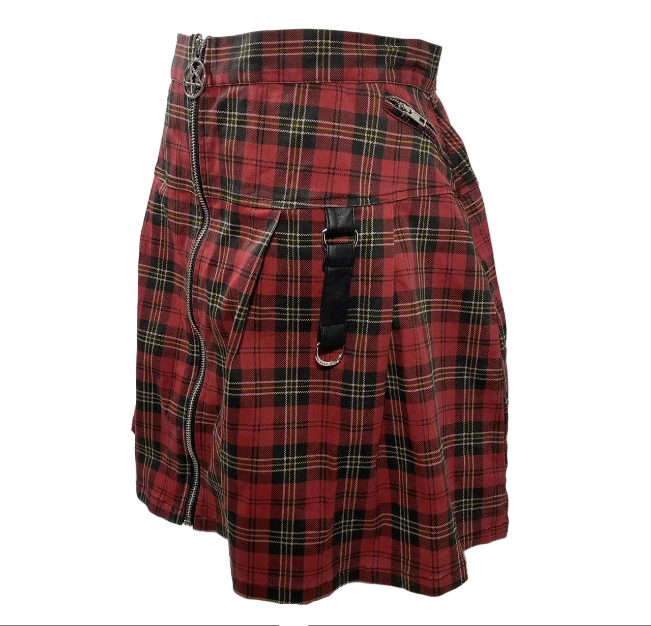 KILLSTAR Plaid Pleated Mini Skirt - 4X
